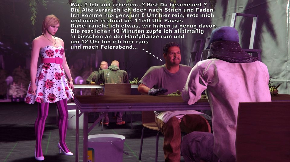 Unberühmte Letzte Worte in der Grasbude...