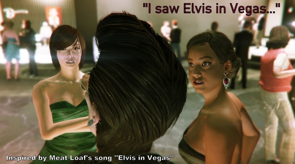 I saw Elvis in Vegas...