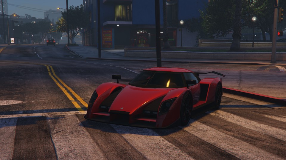 Mein roter Autarch bei Nacht...