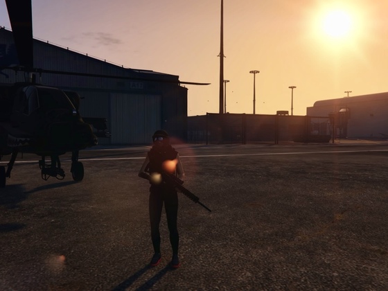 Feierabend am Los Santos Airport