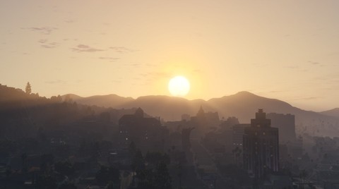 Sonnenaufgang in Los Santos