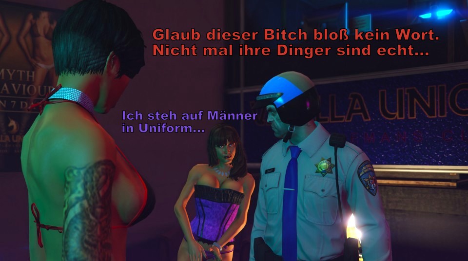 Bitches und Männer in Uniform...